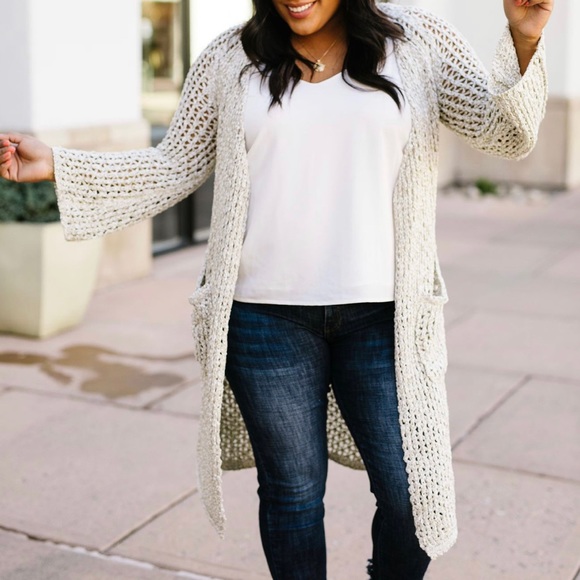 Coffee Shop Two-Tone Cardigan In Light Olive - Picture 5 of 8